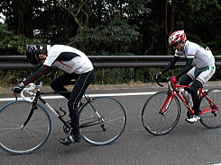 井上隆選手と古島選手